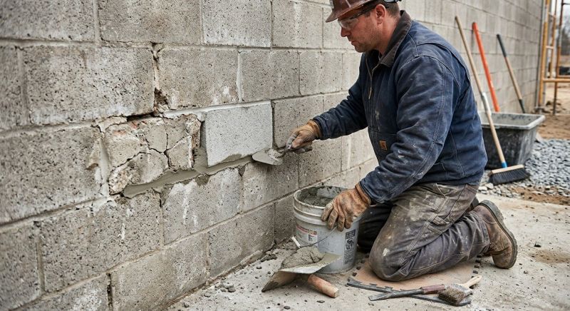 Block Masonry Repair in Flint, MI