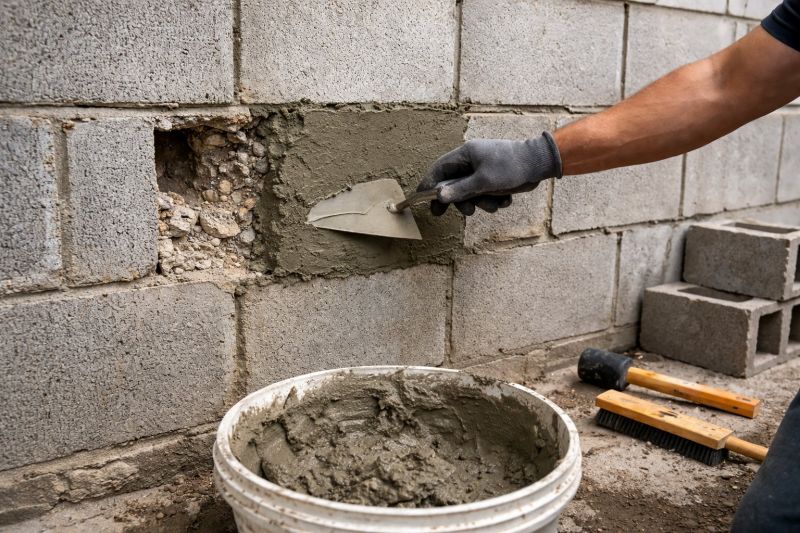 Block Wall Repair in Birch Run, MI