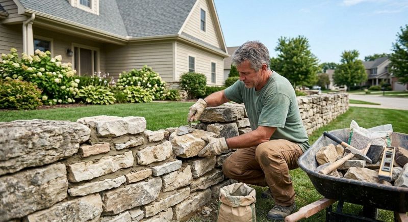 Brick Fence Repair in Flint, MI