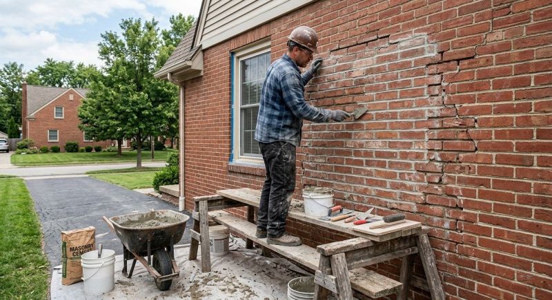 Brick Flatwork Repair in Davison, MI