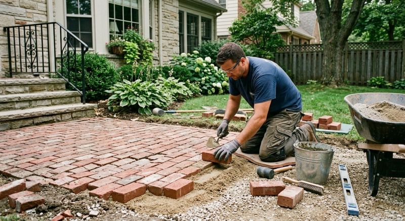 Brick Flatwork Repair in Owosso, MI