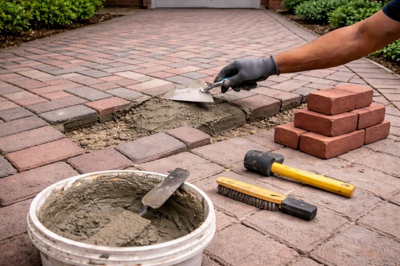 Brick Hardscape Repair in Flint, MI