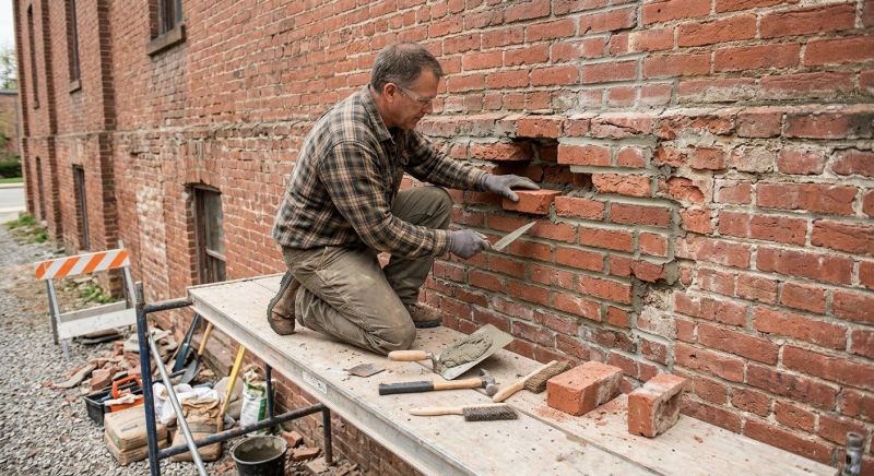 Brick Repair in Owosso, MI