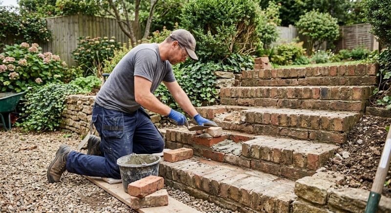 Brick Stairs Repair in Linden, MI