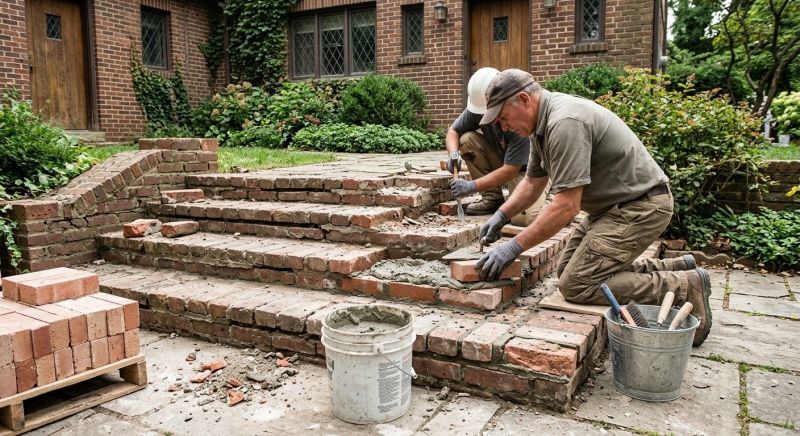 Brick Stairs Repair in Ortonville, MI