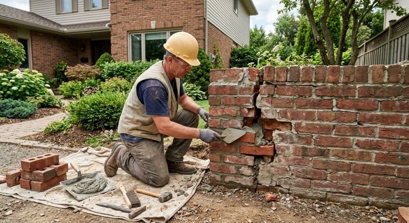 Brick Wall Repair in Fenton, MI