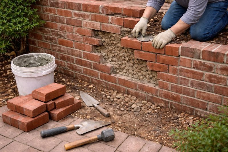 Brick Wall Repair in Frankenmuth, MI