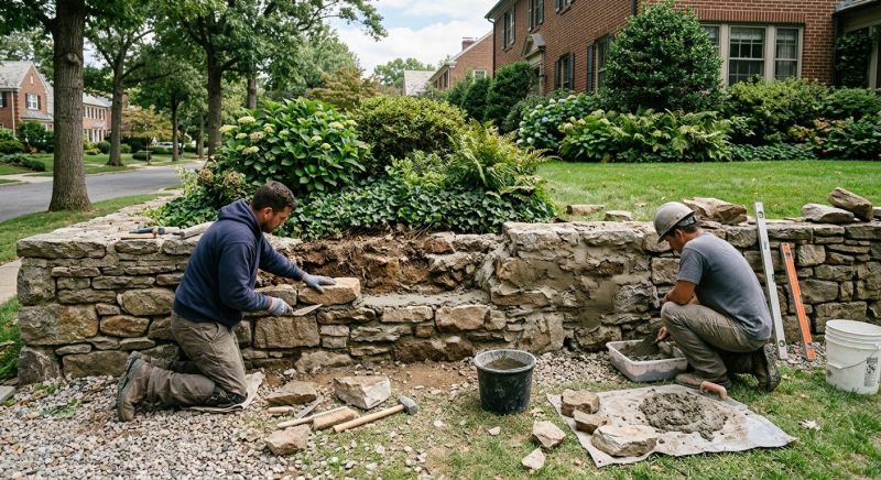 Retaining Wall Repair in Davison, MI