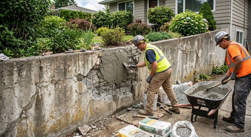 Retaining Wall Repair in Goodrich, MI