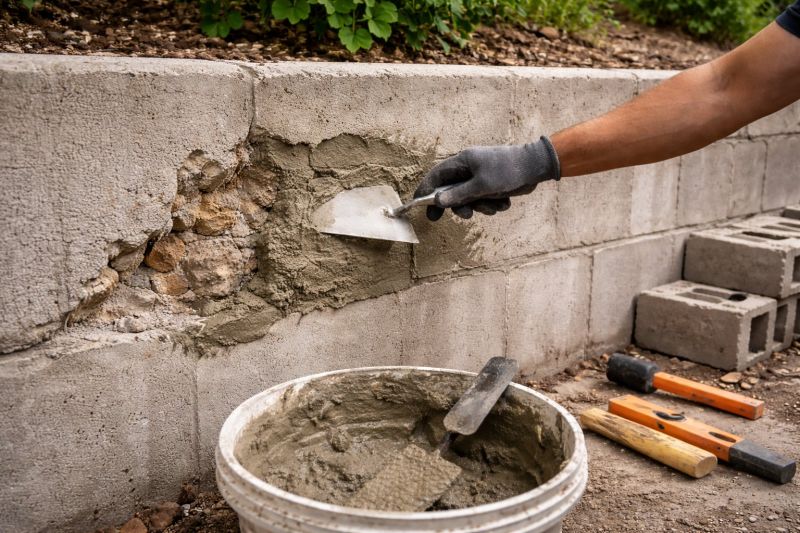Retaining Wall Repair in Shiawassee County, MI