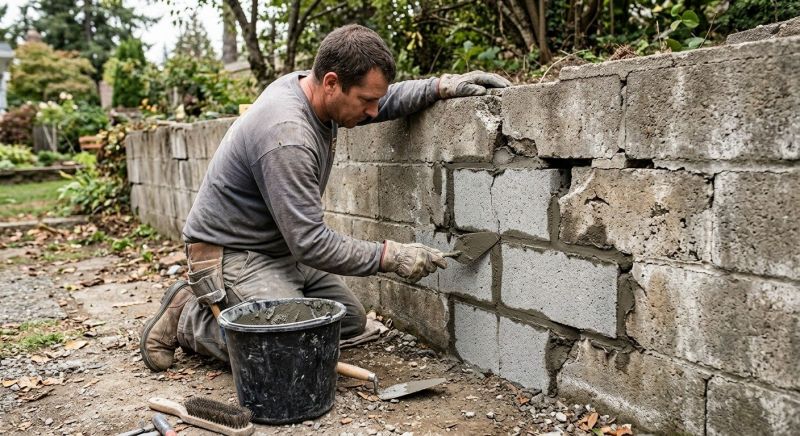 Rock Wall Repair in Flint, MI