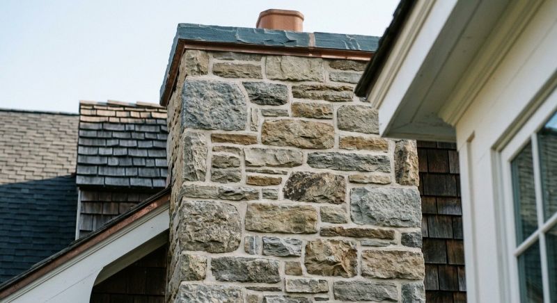 Stone Chimney Installation in Grand Blanc, MI