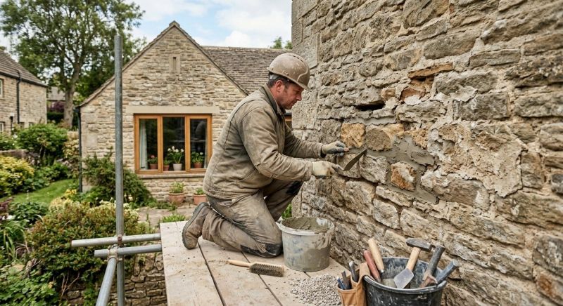 Stone Masonry Repair in Shiawassee County, MI