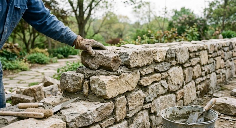 Stonework Installation in Birch Run, MI