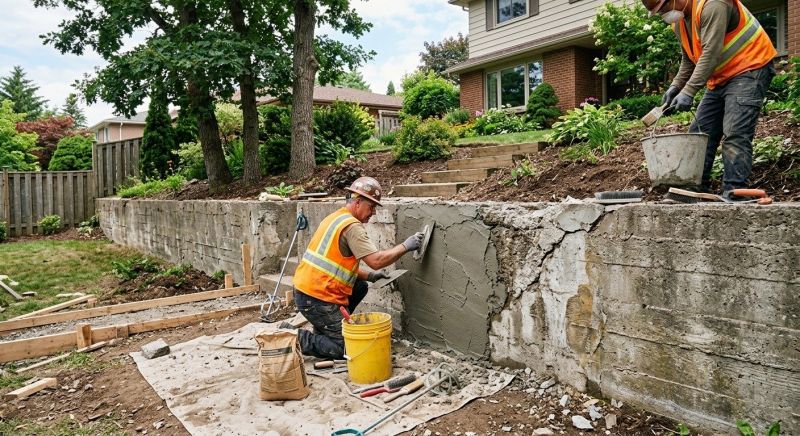 Retaining Wall Repair in Lapeer, MI